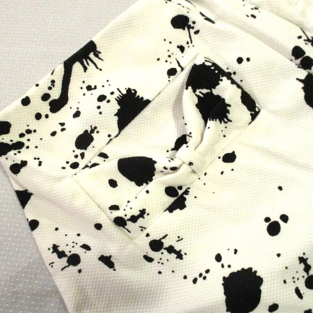 ❣💖 SANDRA PETITE PIQUE BLACK WHITE CAPRIS – SIZE 4P – NWOT 💖❣ - Picture 10 of 16